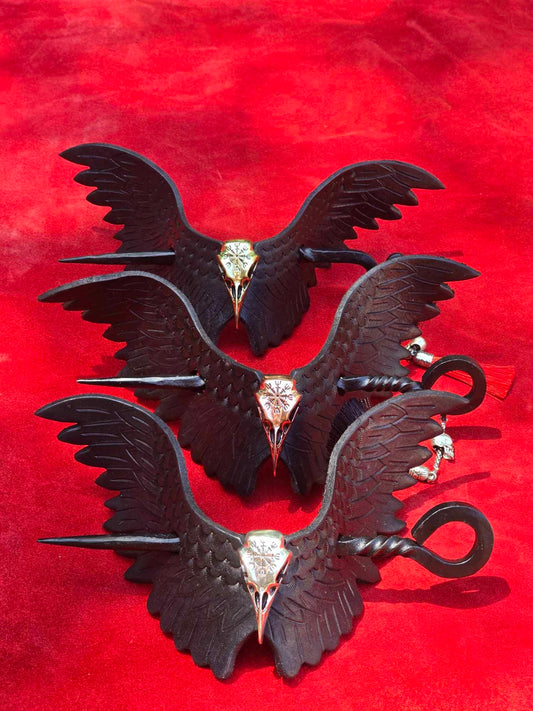 Raven Wing Hair Pins